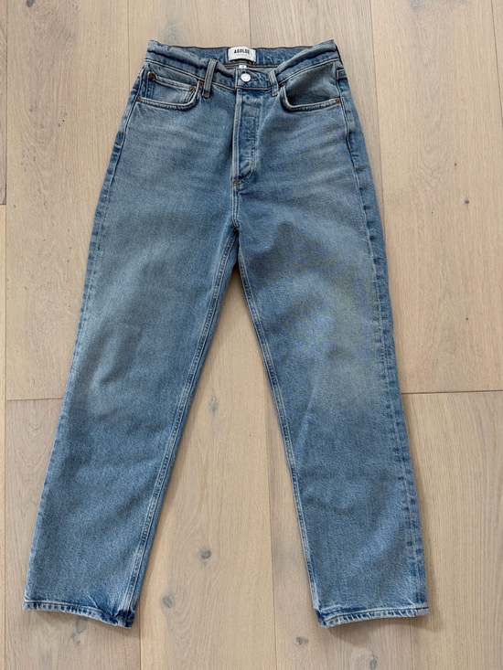 Agolde Denim - Agolde Women's Straight Leg Jeans in Light Blue Denim (new without tags)